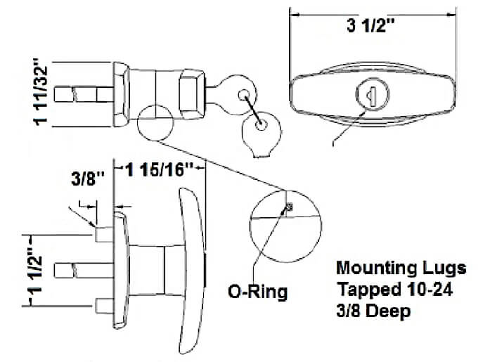 Statewide Matching Set T Handle Locks