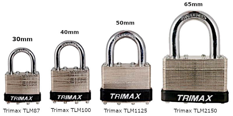 Trimax TLM Steel Padlocks