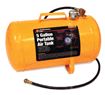 Performance Tool W10005 5 gallon portable air tank in high visibility yellow