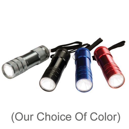 Anodized aluminum flashlight, 85 lumens