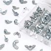 Performance Tool W5219 150 pc wing nut assortment in resealable plastic case