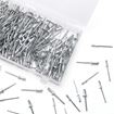 Performance Tool W5228 rivet assortment set, 500 piece aluminum rivets with bucking bar and case