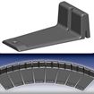 Caliber 13343 Flex-Glides high profile, set of 8