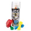 1000 pc cable tie assortment in a reusable storage tube