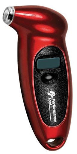 Performance Tool W9107 digital tire pressure gauge with backlit display