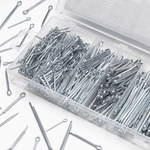 Performance Tool W5205 560 pc cotter pin assortment in resealable plastic case