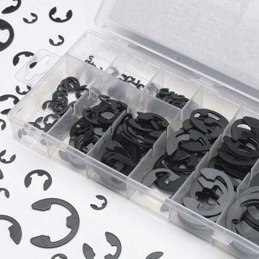 Performance Tool W5208 300 pc E-clip assortment in resealable plastic case