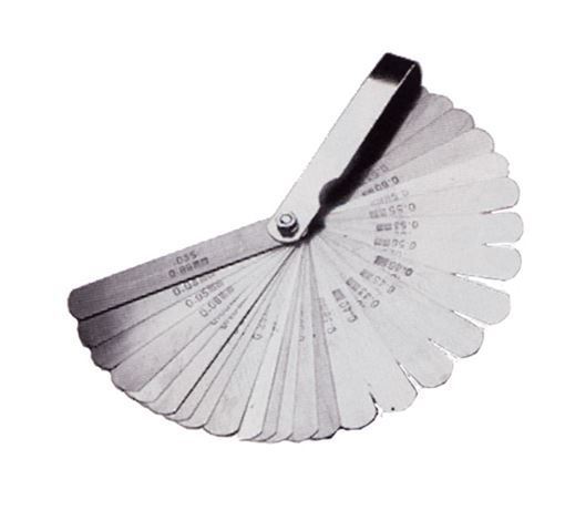 Performance Tool W131C thickness gauge with 15 blades and 3 in steel rule