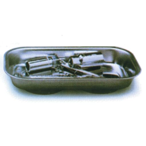 Performance Tool W1265 rectangle magnetic parts tray, stainless steel, 9-1/2 x 5-1/2 in