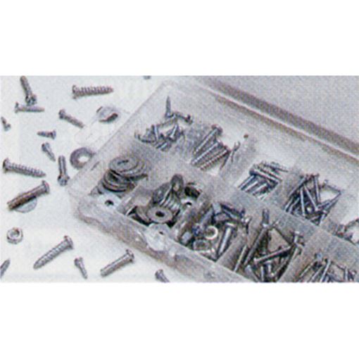 Performance Tool W5221 347 pc SAE nuts and bolts assortment in resealable plastic case