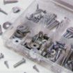 Performance Tool W5222 metric nuts and bolts assortment, 347 piece set in resealable plastic case