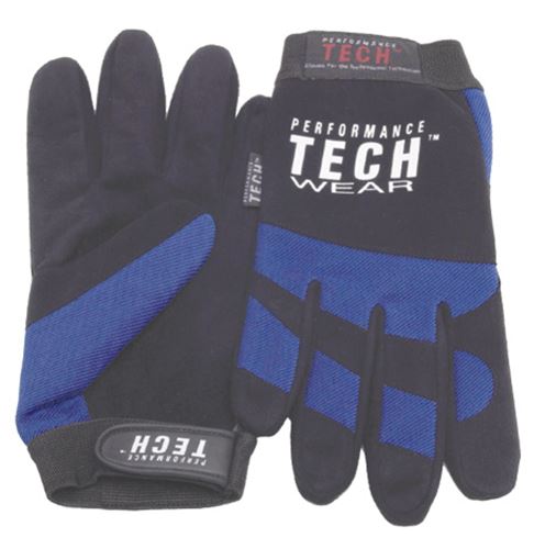 Performance Tech mechanic gloves in size X-Large