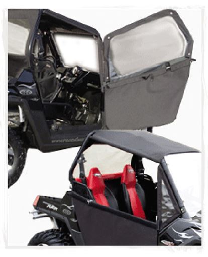 Polaris Rzr Full/Half Doors Black