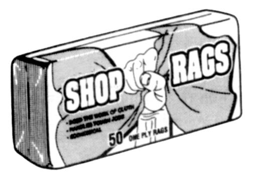 Shop Rags 25 Per Bundle,