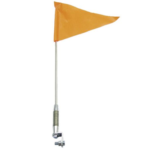 Sno Stuff telescoping safety flag with stainless steel mast
