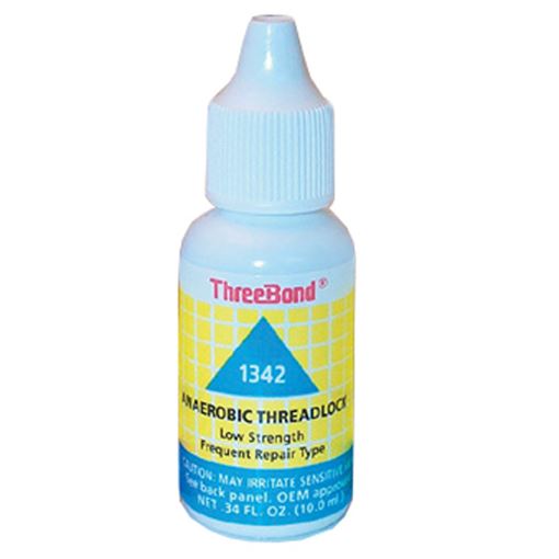Three Bond 1342 low-strength blue threadlocker 10 ml bottle