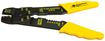 Wire crimper and stripper tool with assorted terminals