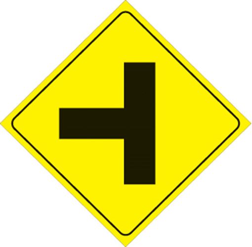 Yellow Plastic Reflective Sign 12