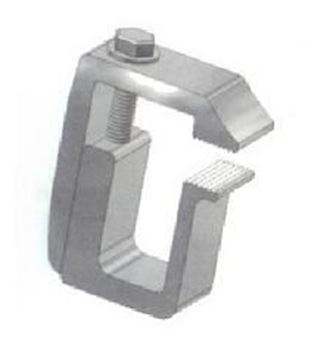 Tite-Lok TL-1 no-drill truck cap mounting clamp, three-quarter view