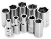 10pc 1/4" Dr 6pt Met Socket Set