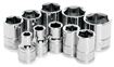 10pc 3/8" Dr Sae Socket Set