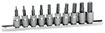 10pc Met Hex Bit Socket Set