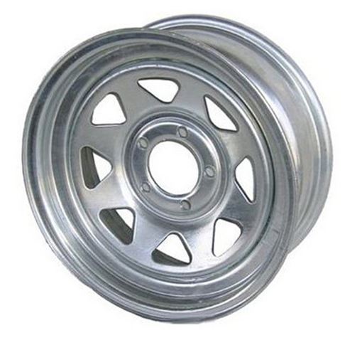 15" Galvanized Wheel 5 Hole