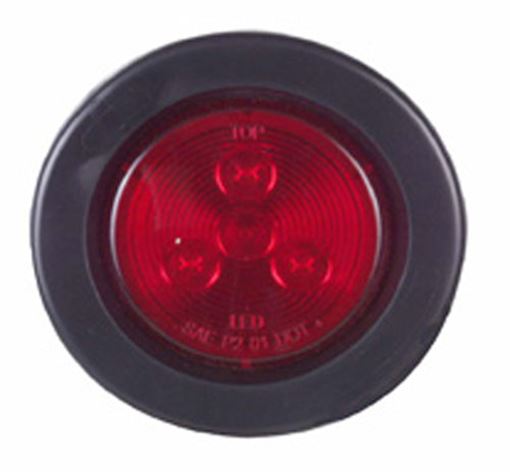 2" Led Marker/Clearance Light Red