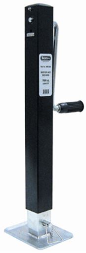 2-1/2" Square Jack Drop Leg Side Wind