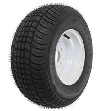 205/65-10 Tire & Wheel (B) 5 Hole / White