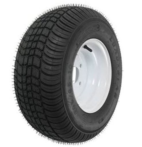 205/65-10 Tire & Wheel (B) 5 Hole / White