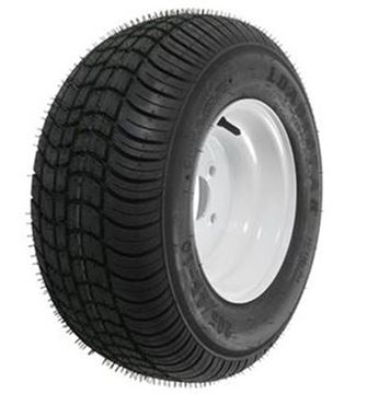 205/65-10 Tire & Wheel (C) 5 Hole / White