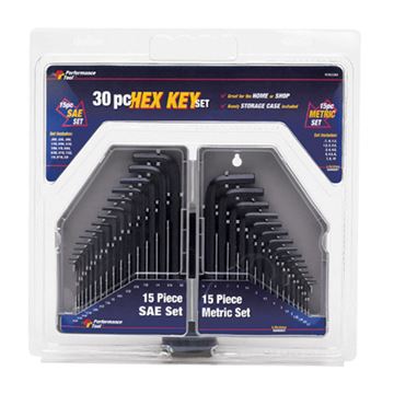 30pc Hex Key Set