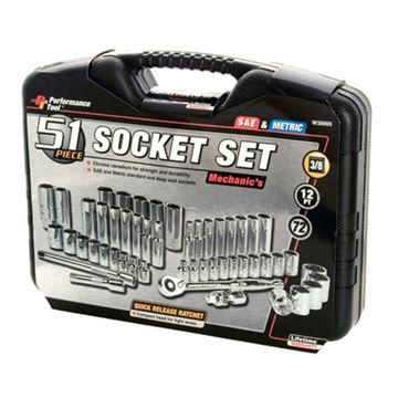 51pc 3/8" Dr Mechanic's Set