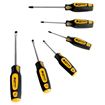 Performance Tool W1703 Screwdriver Set, 6 pc, Phillips and Slotted