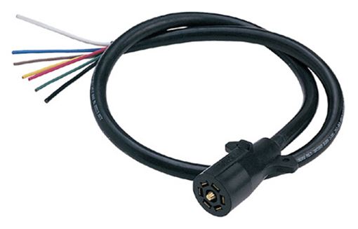 7 Way Connector W/Cable 3'