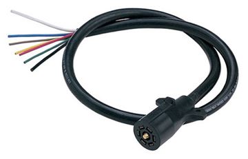7 Way Connector W/Cable 6'