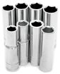 8pc 1/2" Dr Met Dw Socket Set