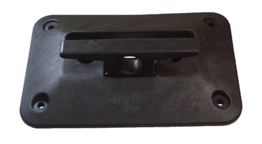 Black Retractable Dock Cleat