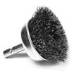 Performance Tool W1212 Cup Wire Brush, 2 in, Fine, 1/4 in Shank