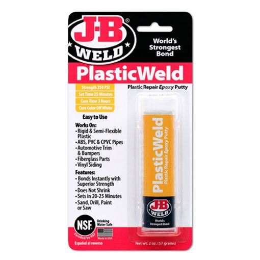 J-B Weld Kwik Plastic Epoxy Stick