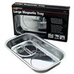 Performance Tool W1265 Rectangle Magnetic Parts Tray, 9-1/2 x 5-1/2 in, Stainless Steel