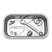 Performance Tool W1265 Rectangle Magnetic Parts Tray, 9-1/2 x 5-1/2 in, Stainless Steel