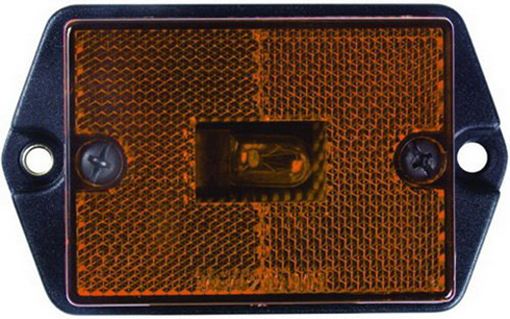 Rectangular Clearance Light Amber