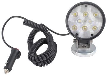 Round Auxiliary Led Work Lightw/ Mag Base Wesbar