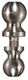 Trimax 2" & 2-5/16" Double Tow Ball Chrome