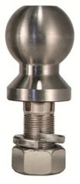 Trimax 2" Tow Ball Stainless Steel