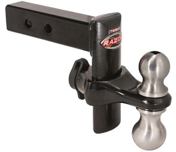 Trimax Razor 6" Powder Boat Black Drop Hitch