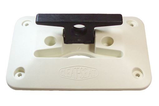 White Retractable Dock Cleat