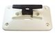 White Retractable Dock Cleat
